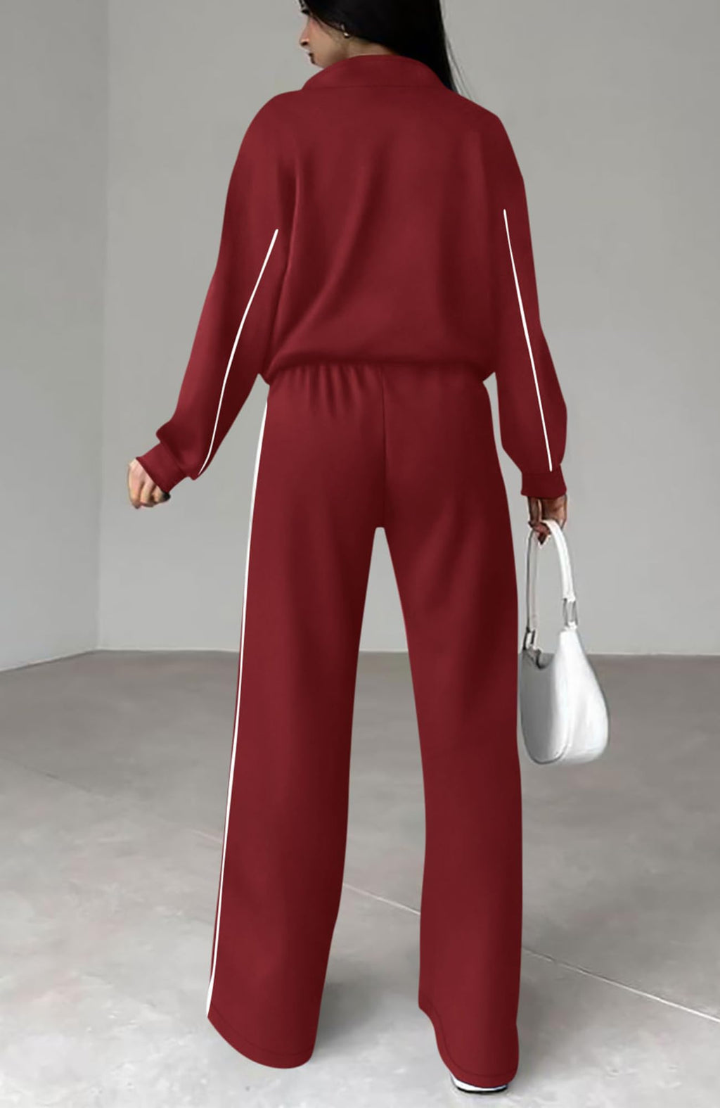 BTFBM Women's Two Piece Tracksuit Spring 2026 Long Sleeve Zip Up Sweatshirt Long Pants Outfits Jogger Sweatsuit Sets