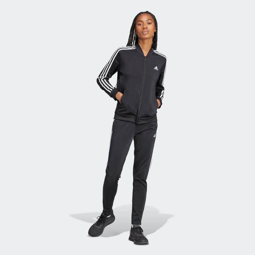 adidas Womens Essentials 3-stripes Track Suit