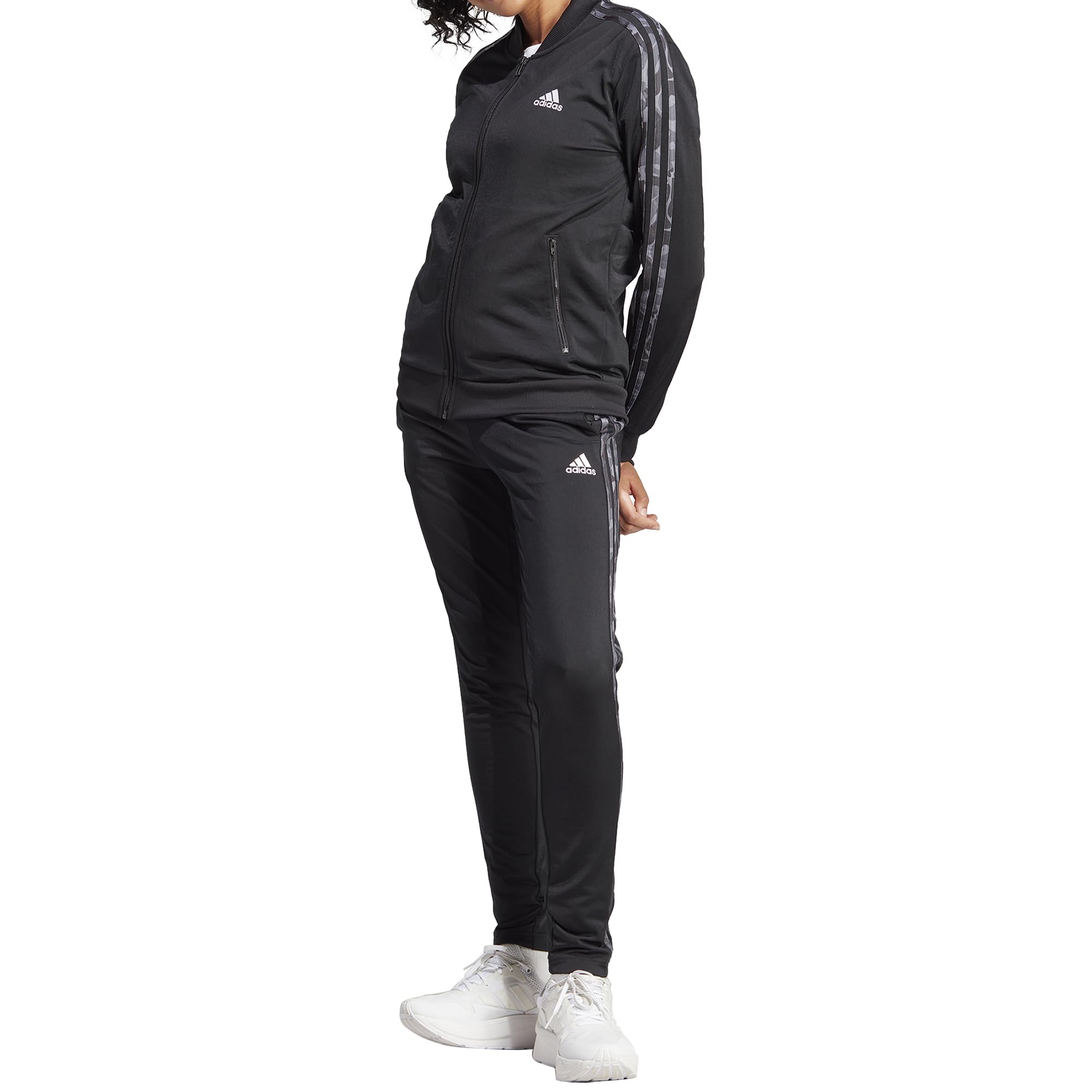 adidas Womens Essentials 3-stripes Track Suit