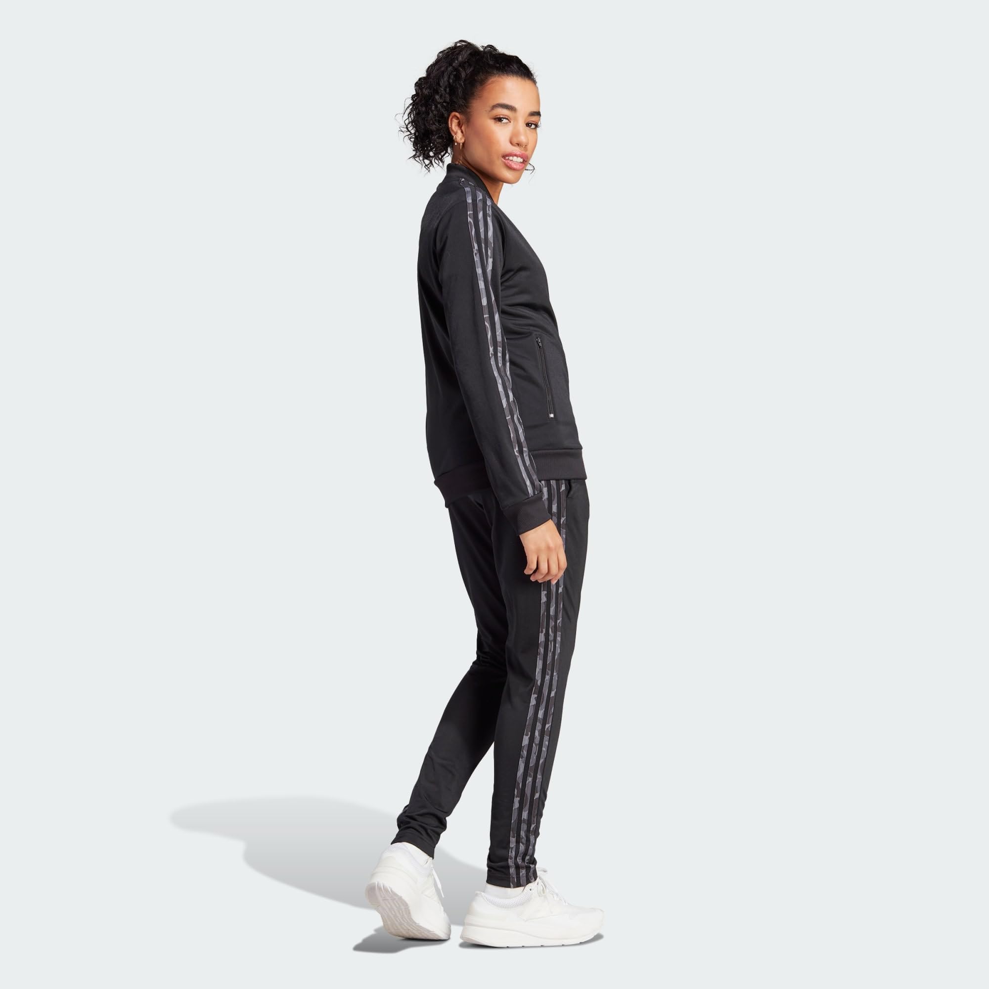 adidas Womens Essentials 3-stripes Track Suit
