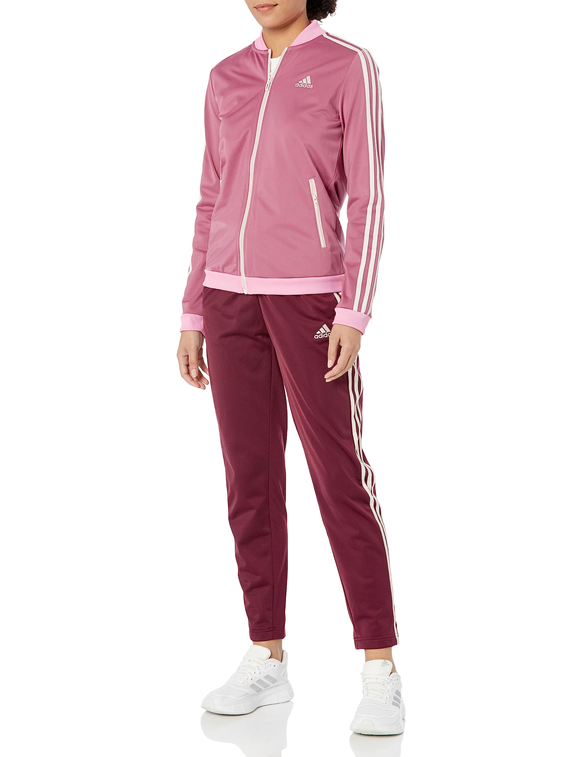 adidas Womens Essentials 3-stripes Track Suit