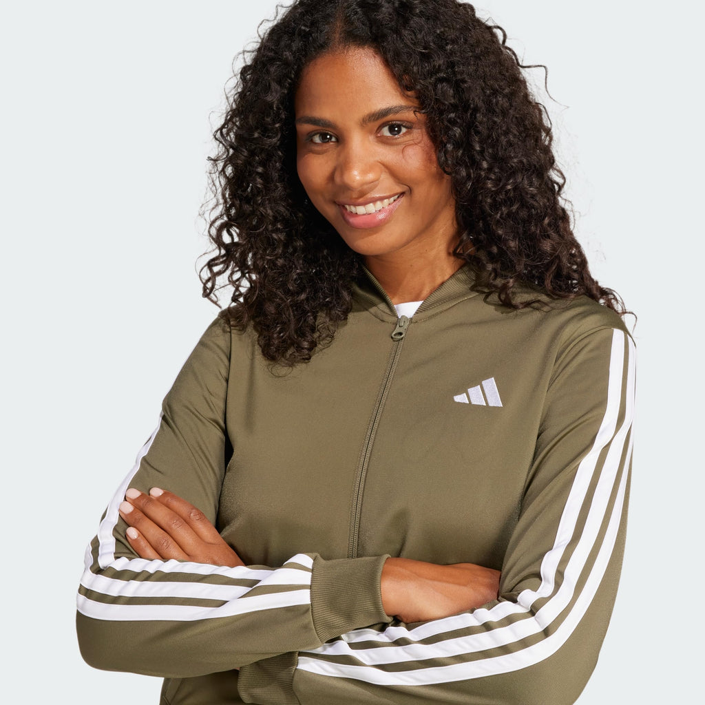 adidas Womens Essentials 3-stripes Track Suit